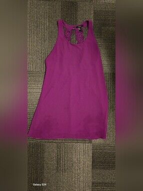 Forever 21 Purple Crochet Lace Bralette Top